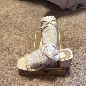 Dolce Vita Zalima Vanilla Pearls Heels